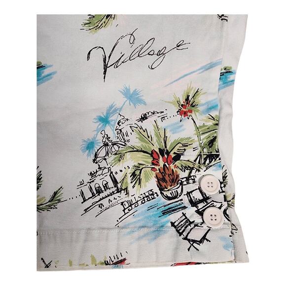 NTCO Nomadic Trader Tropical Vacation Themed Cropped Pants Womens Size 10 - Picture 3 of 10